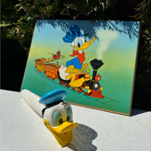 Disney Other - Vintage Disney 1970’s Donald Duck kazoo and picture
